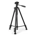3366 ALUMINIUM TRIPOD STAND (55-INCH) WITH MOBILE PHONE HOLDER - Image 2