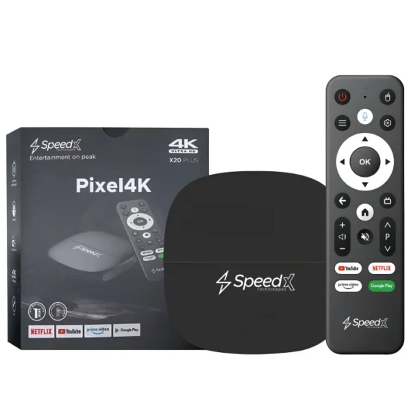 Speedx Pixel4k X20 Plus Allwinner H313 Android 10.0v 4k Smart Tv Box 2gb+16gb Air Mouse With Voice Control