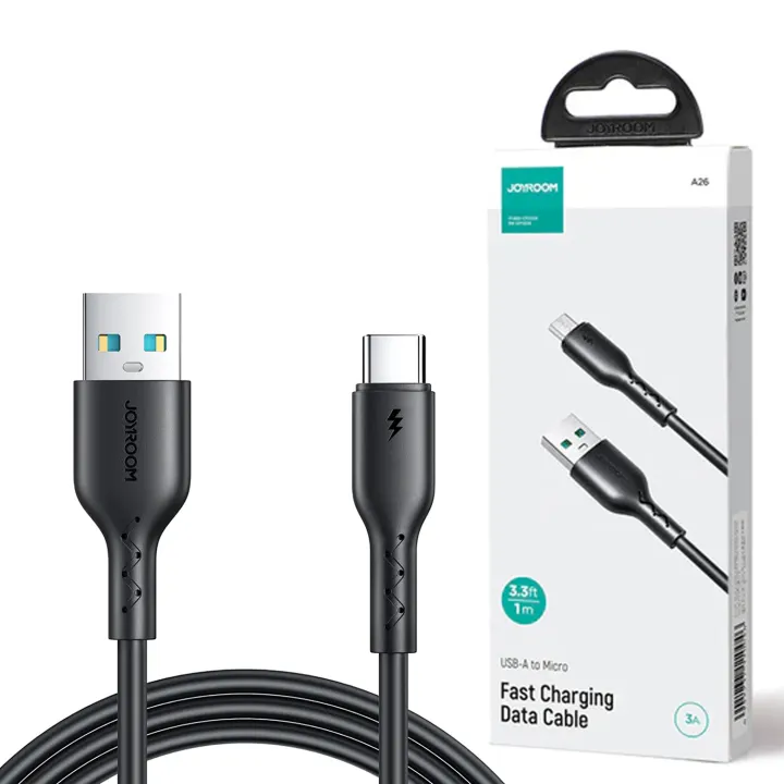 JOYROOM (SA26-AC3) 3A USB-A TO TYPE-C FAST CHARGING DATA CABLE 1M