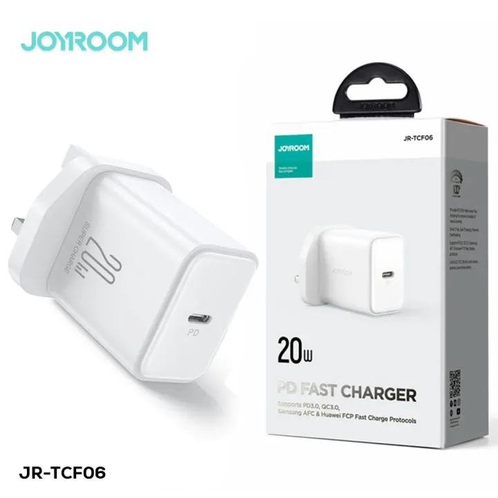 JOYROOM-TCF06 Flash Series PD 20W Single-Port Charger (UK)
