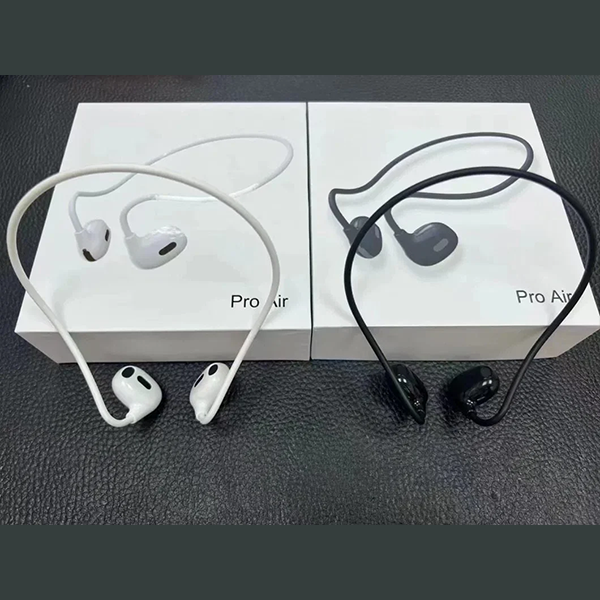 Pro Air Neck Hanging Wireless Earphone Black - Image 4