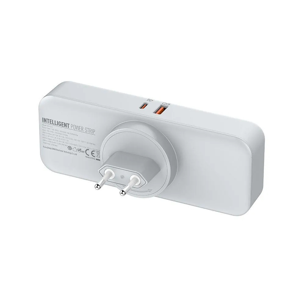 LDNIO SC3317 Plug Expansion Socket with USB Wall Plug Adapter 3 Way 1 to 3 Power Expansion Adapter - Image 2