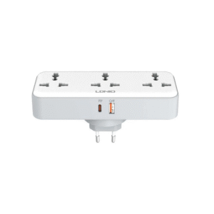 LDNIO SC3317 Plug Expansion Socket with USB Wall Plug Adapter 3 Way 1 to 3 Power Expansion Adapter