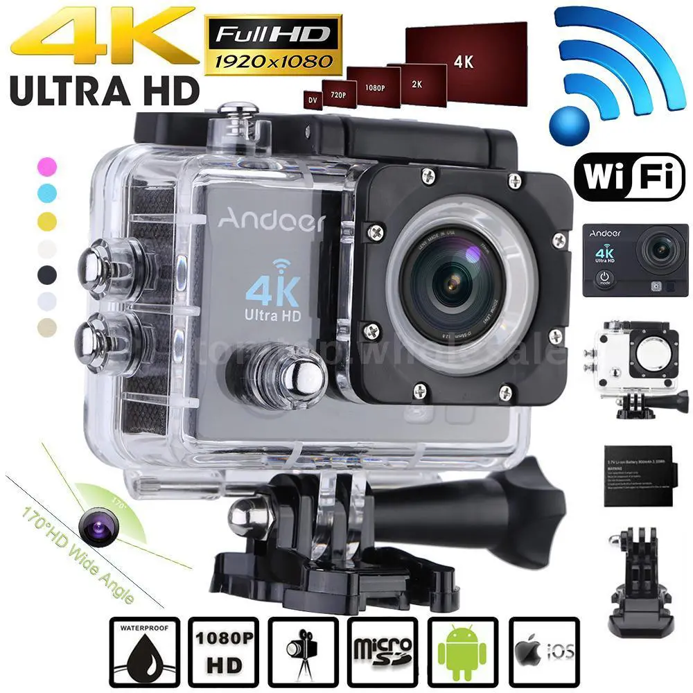 Action Sports Camera WiFi 4K - Image 2