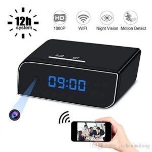 Hidden T3 WiFi Table Clock HD 1080P