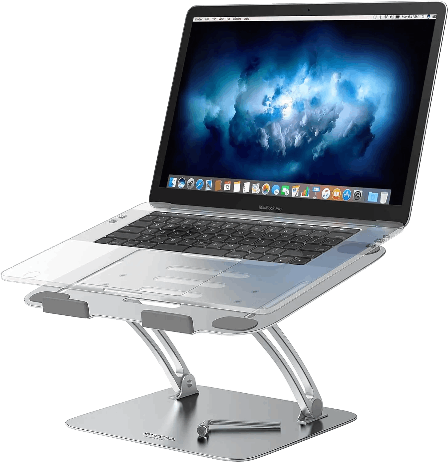 J21-Adjustable-Laptop-Stand-Ergonomic-Aluminum-Computer-Stand-for-Laptop-Portable-and-Foldable-Laptop-Riser-Suitable-for-All-Notebook-Computer-with-Size-from-11-to-17-inches-in-Pakistan-5