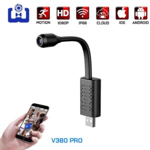 Usb Gnoose Neck Wifi Camera V380 Pro App Hd 1080p 2mp